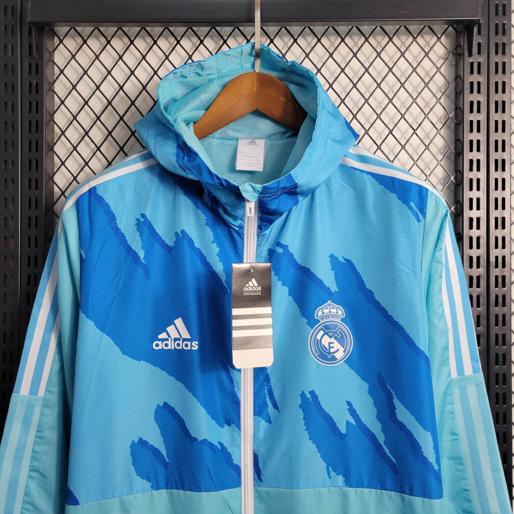 Windbreaker Real Madrid Blue Size S-XXL