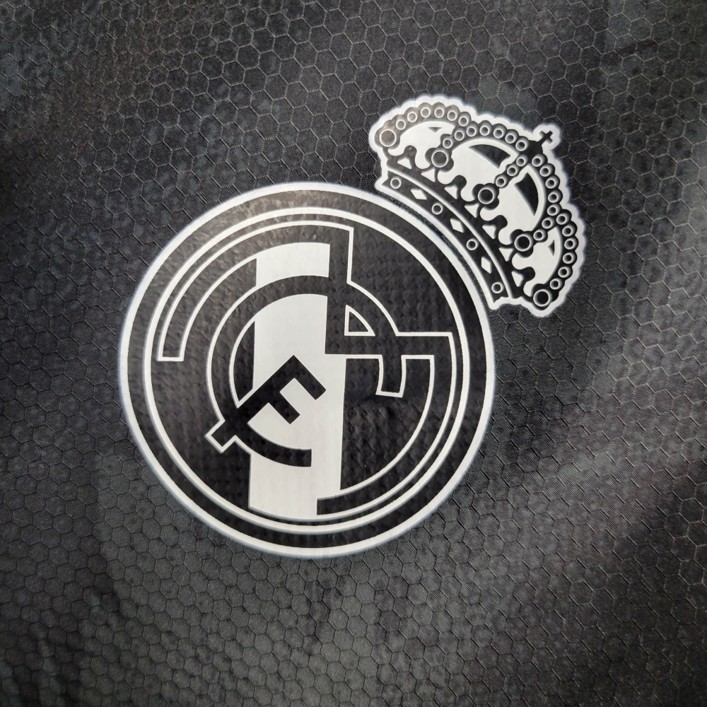 Windbreaker Real Madrid Black Size S-XXL