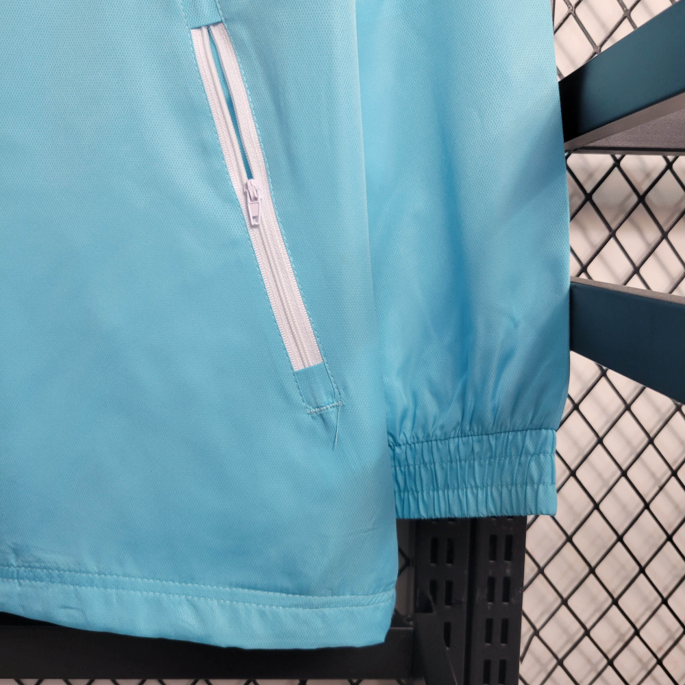 Windbreaker Real Madrid Blue Size S-XXL