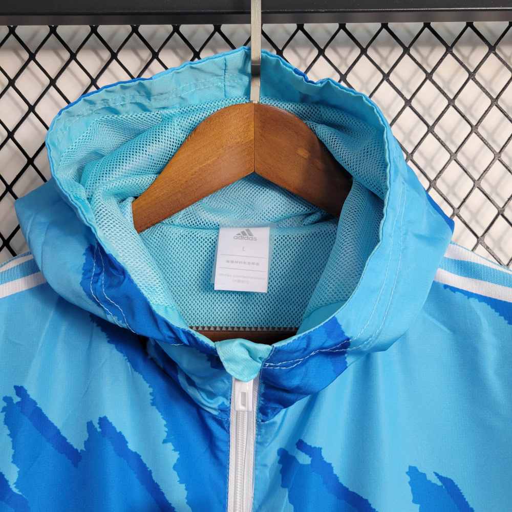 Windbreaker Real Madrid Blue Size S-XXL