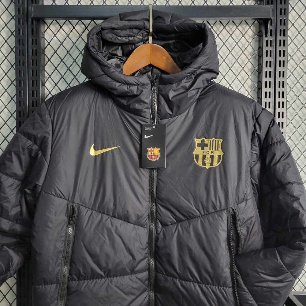 Cotton warm jacket Barcelona black size S-XXL