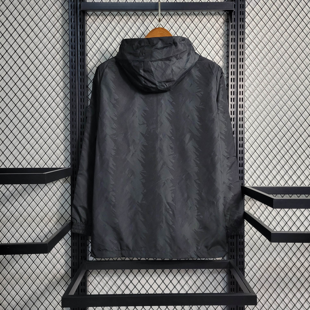 Windbreaker Real Madrid Black Size S-XXL