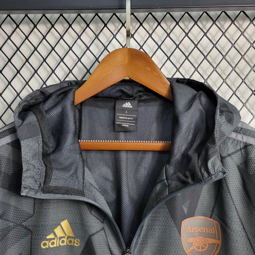 22/23 Windbreaker Arsenal Black Size S-XXL
