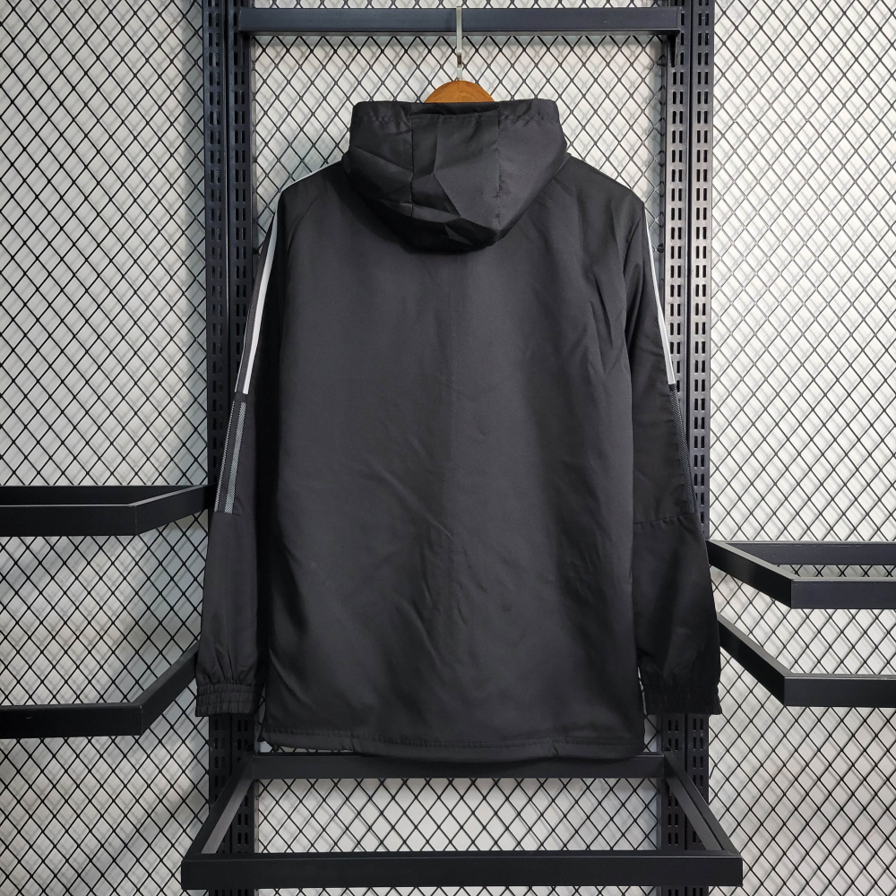Windbreaker Real Madrid Black Size S-XXL