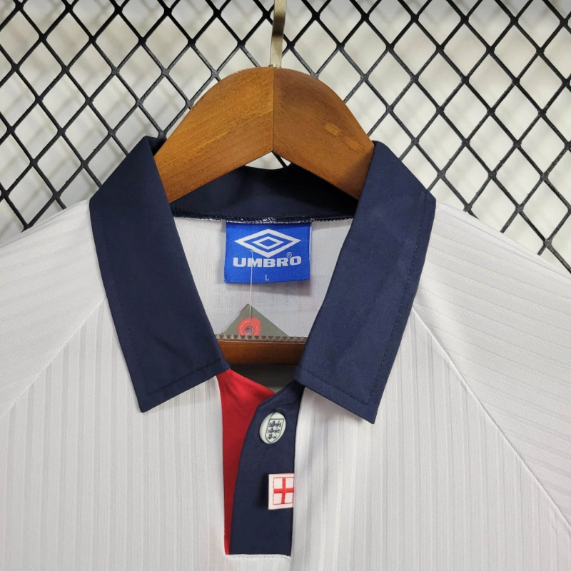 Retro 1998 England home Long sleeve
