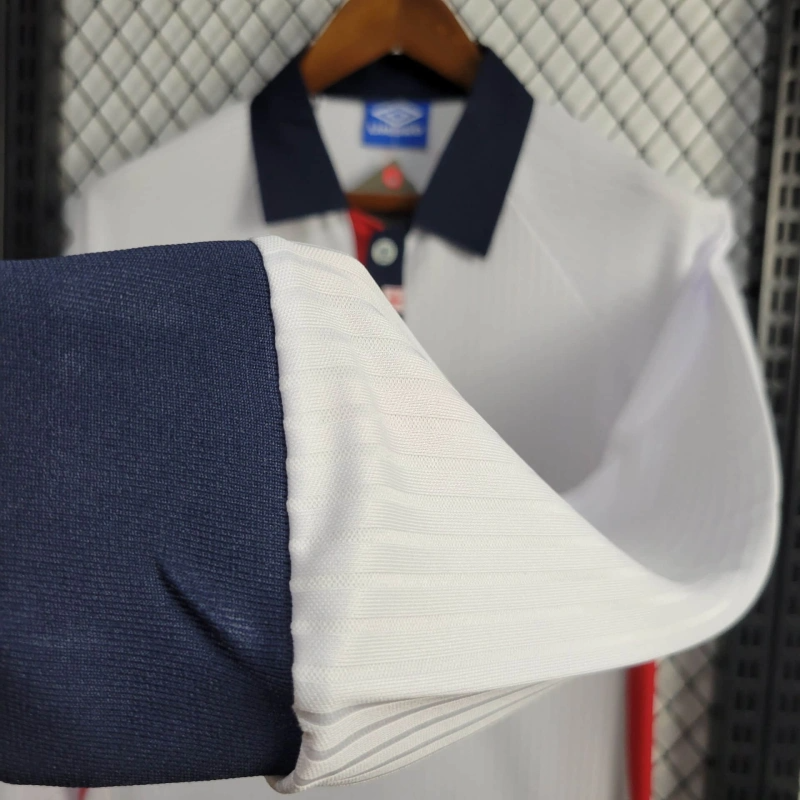 Retro 1998 England home Long sleeve