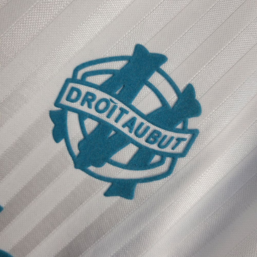 Marseille Home 1990 Retro Football Team Shirt