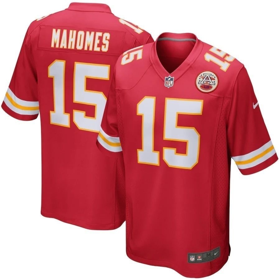 24th Super Bowl NFL Kansas City Chiefs Chiefs Football Uniform No. 15 Mahomes Jersey Sportswear