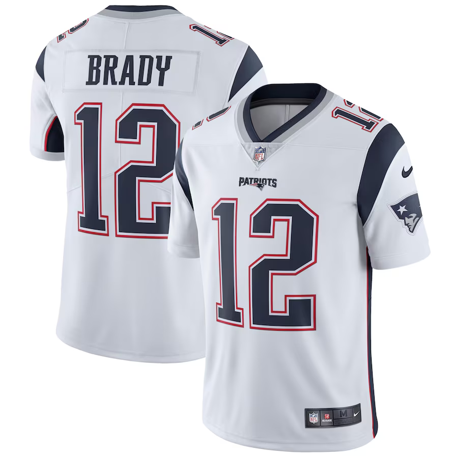 Men's Tom Brady White New England Patriots Vapor Untouchable Limited Player Jersey