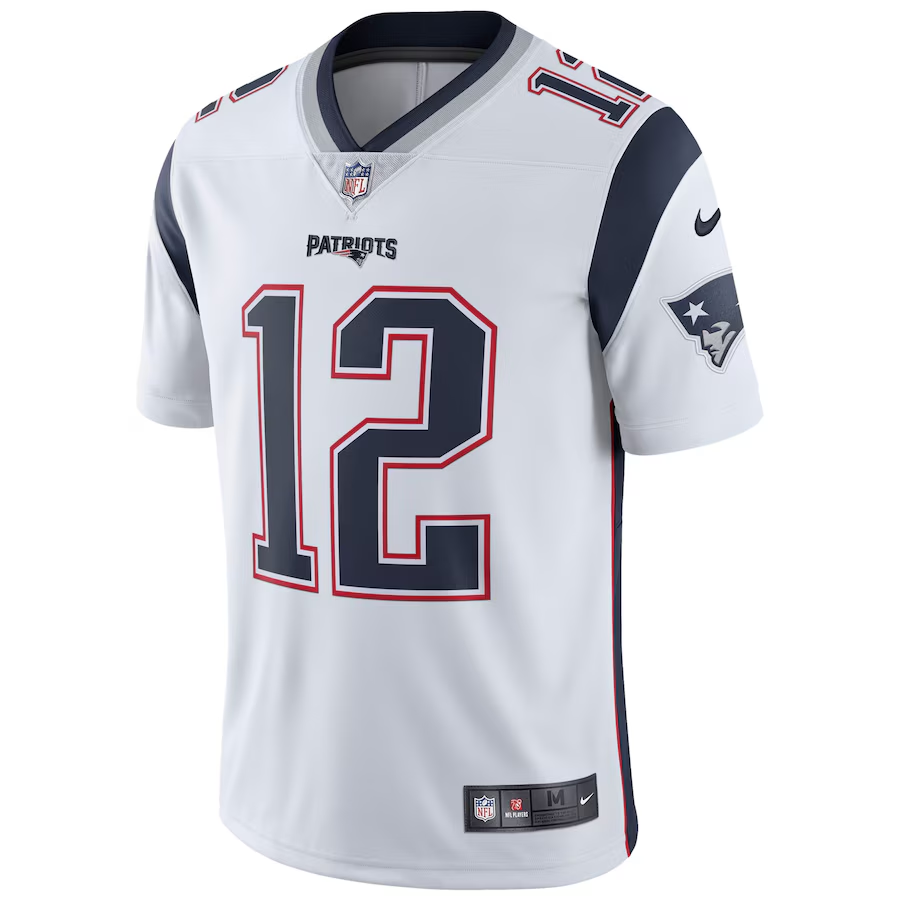 Men's Tom Brady White New England Patriots Vapor Untouchable Limited Player Jersey