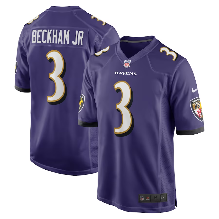 Odell Beckham Jr. Baltimore Ravens Nike Game Jersey