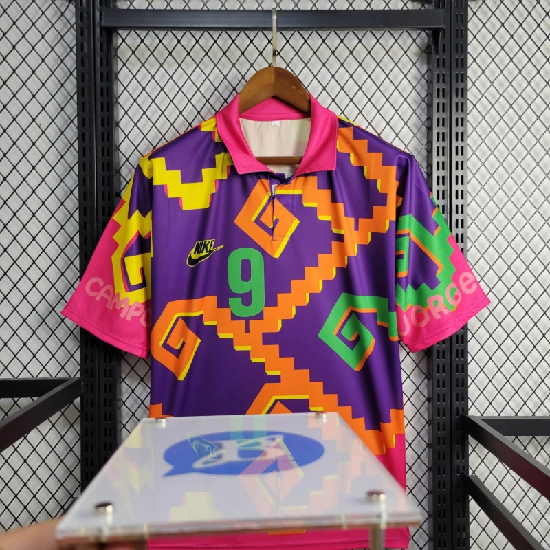 Mexico goalkeeper Retro Football Team Shirt jersey