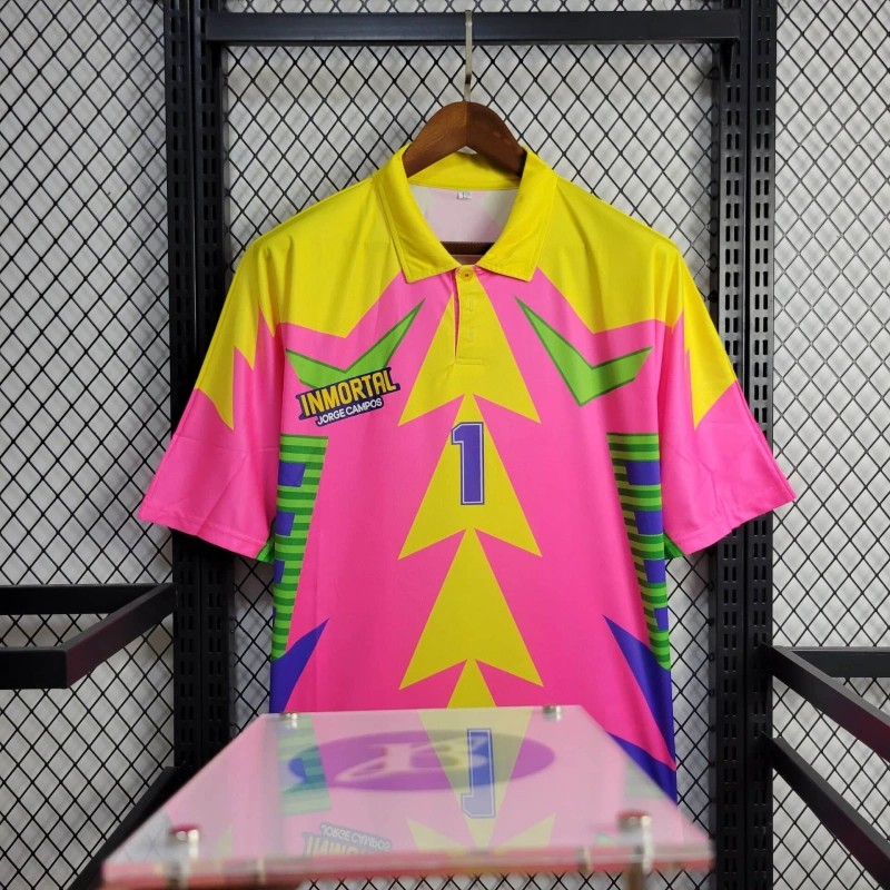 Mexico goalkeeper Retro Football Team Shirt jersey
