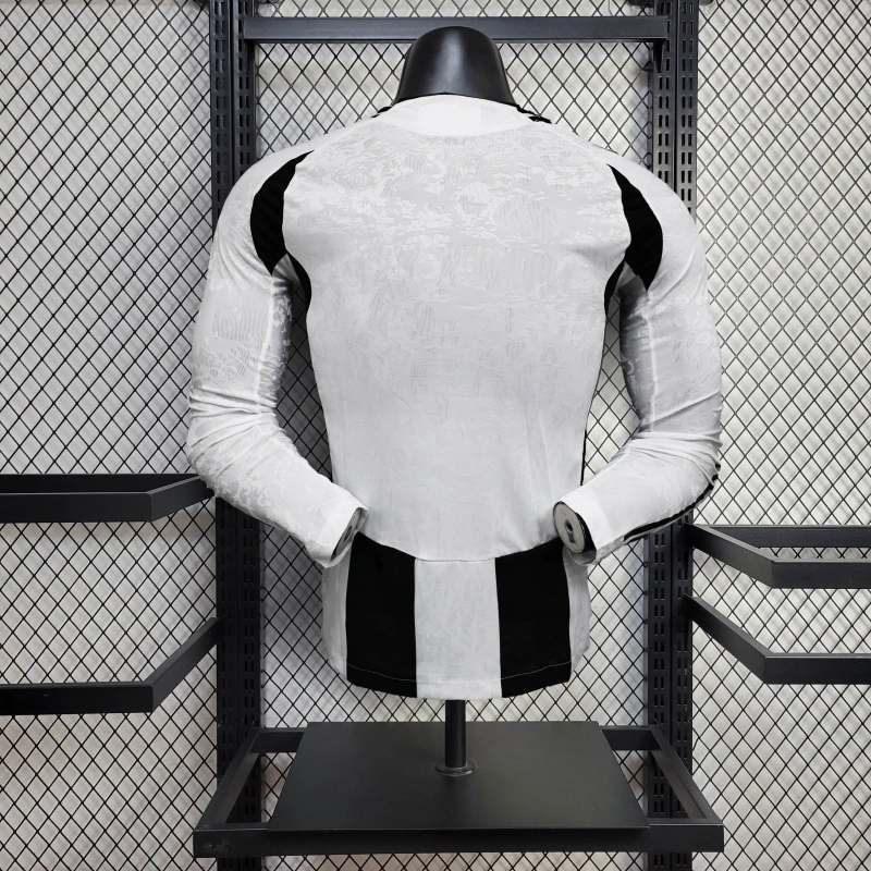 Juventus Home player long sleeve 24/25 Football Team Shirt jersey