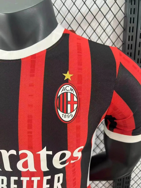 AC Milan Home player 24/25 Football Team Shirt jersey