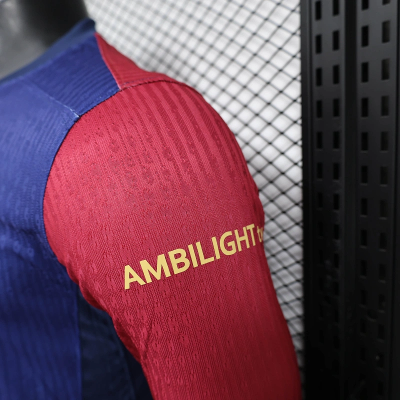 Barcelona home player long sleeve 24/25 Football Team Shirt jersey