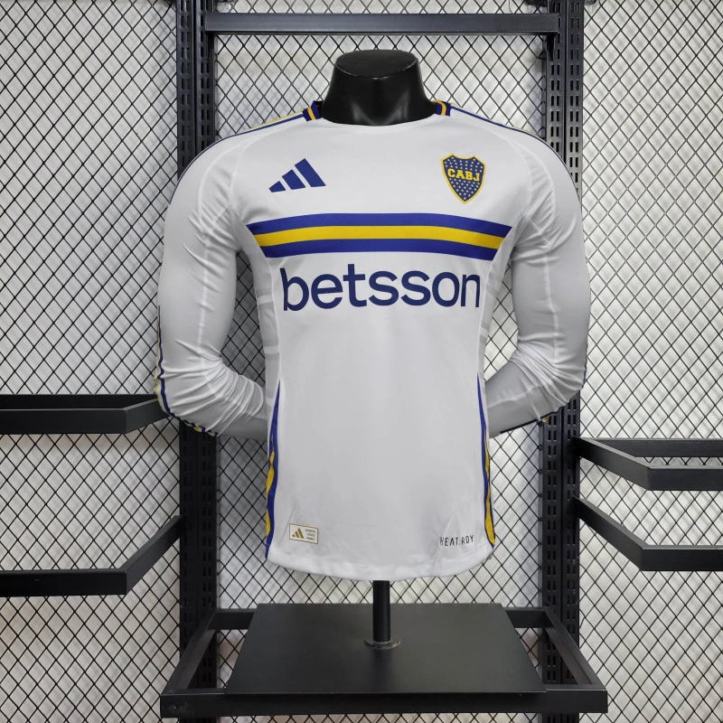 Boca juniors away Player long sleeve 24/25 Football team shirt jersey