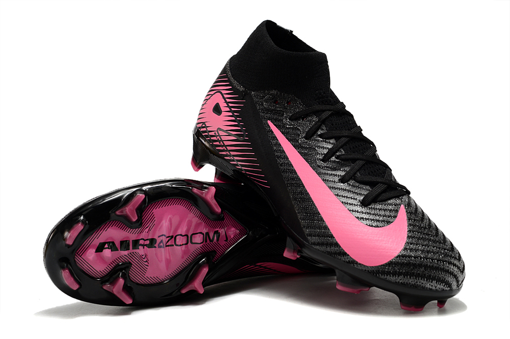 Assassins 16th Generation High Top Built-in Bonded Pack Set Full Air Cushion Waterproof Knitted FG Football Shoes