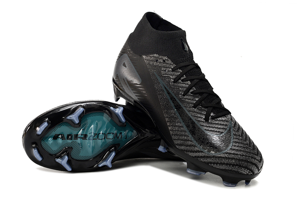 Assassins 16th Generation High Top Built-in Bonded Pack Set Full Air Cushion Waterproof Knitted FG Football Shoes