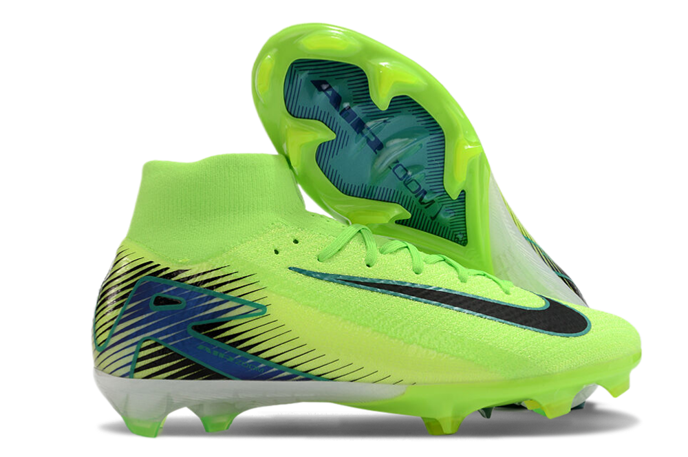 Assassins 16th Generation High Top Built-in Bonded Pack Set Full Air Cushion Waterproof Knitted FG Football Shoes