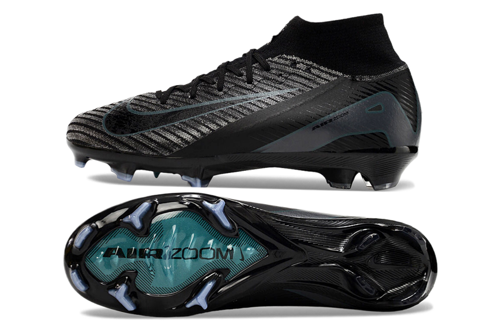 Assassins 16th Generation High Top Built-in Bonded Pack Set Full Air Cushion Waterproof Knitted FG Football Shoes