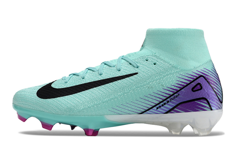 Assassins 16th Generation High Top Built-in Bonded Pack Set Full Air Cushion Waterproof Knitted FG Football Shoes