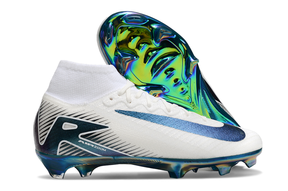 Assassins 16th Generation High Top Built-in Bonded Pack Kit Full Air Cushion Waterproof Knitted FG Football Shoes