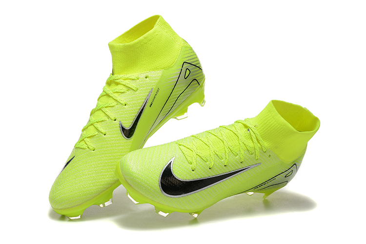 Assassins 16th Generation High Top Built-in Bonded Pack Set Full Air Cushion Waterproof Knitted FG Football Shoes