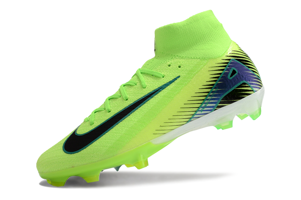 Assassins 16th Generation High Top Built-in Bonded Pack Set Full Air Cushion Waterproof Knitted FG Football Shoes