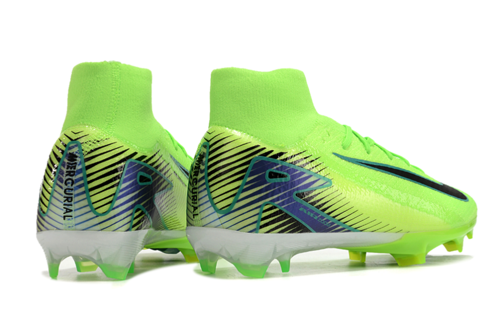 Assassins 16th Generation High Top Built-in Bonded Pack Set Full Air Cushion Waterproof Knitted FG Football Shoes