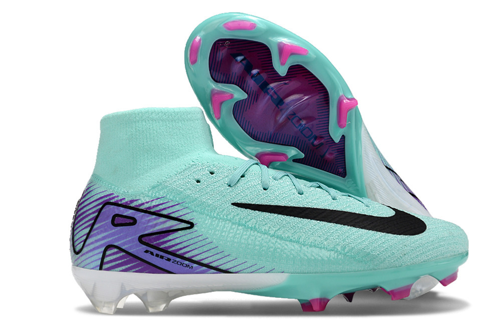 Assassins 16th Generation High Top Built-in Bonded Pack Set Full Air Cushion Waterproof Knitted FG Football Shoes