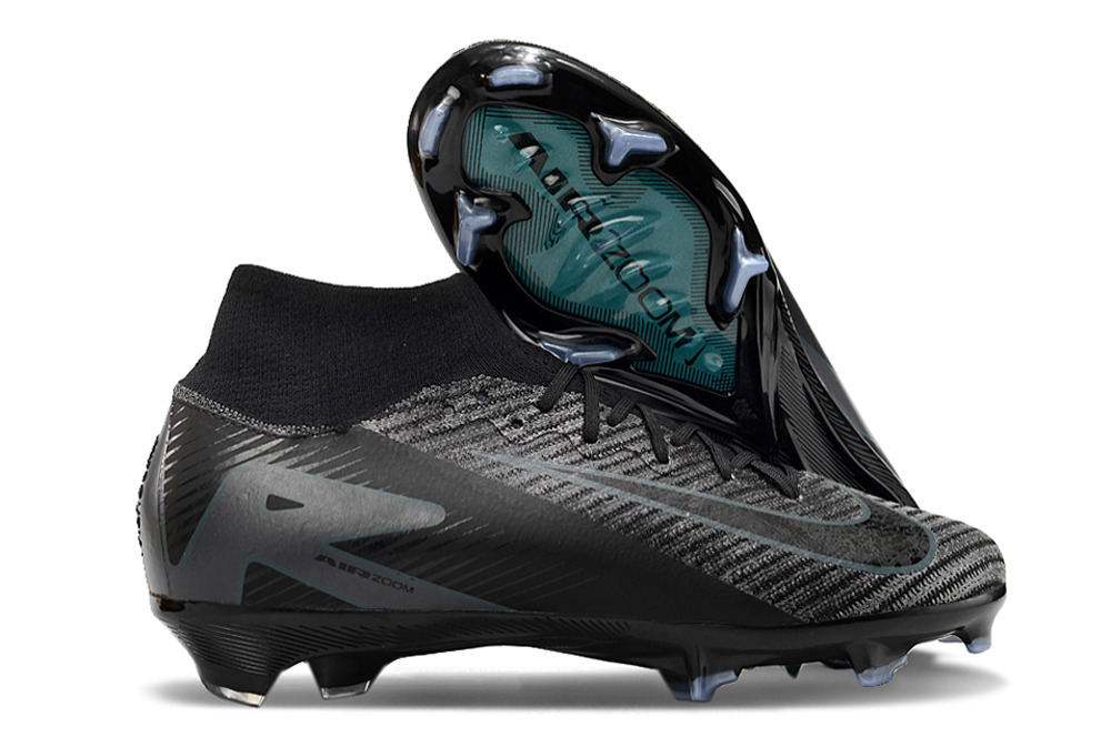 Assassins 16th Generation High Top Built-in Bonded Pack Set Full Air Cushion Waterproof Knitted FG Football Shoes