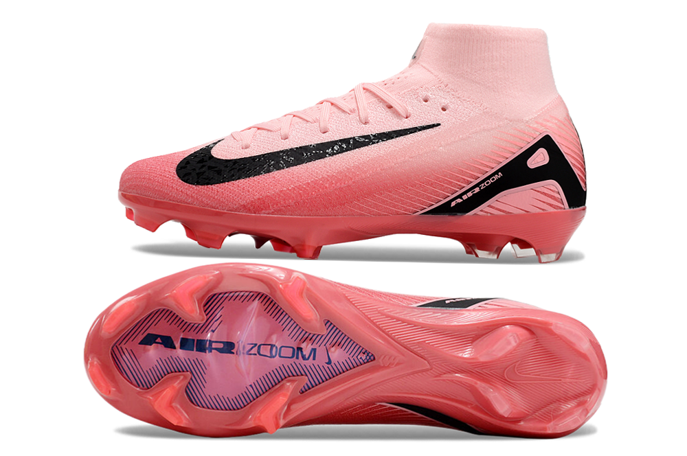 Assassins 16th Generation High Top Built-in Bonded Pack Set Full Air Cushion Waterproof Knitted FG Football Shoes