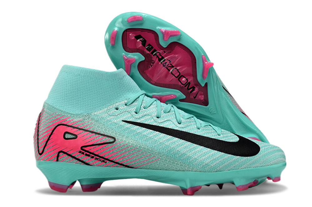 Assassins 16th Generation High Top Built-in Bonded Pack Set Full Air Cushion Waterproof Knitted FG Football Shoes
