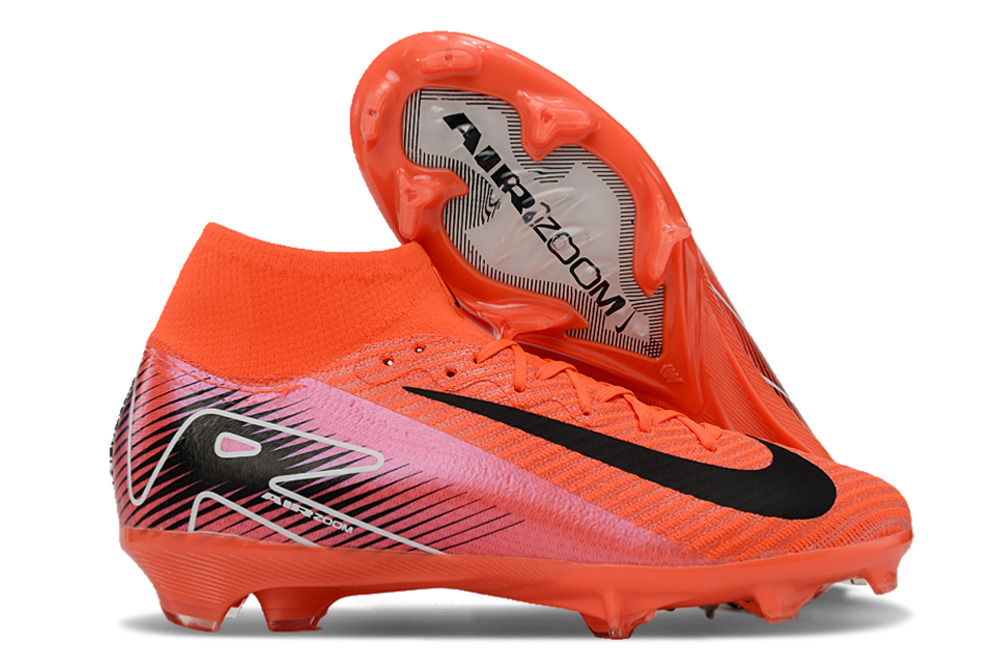 Assassins 16th Generation High Top Built-in Bonded Pack Set Full Air Cushion Waterproof Knitted FG Football Shoes