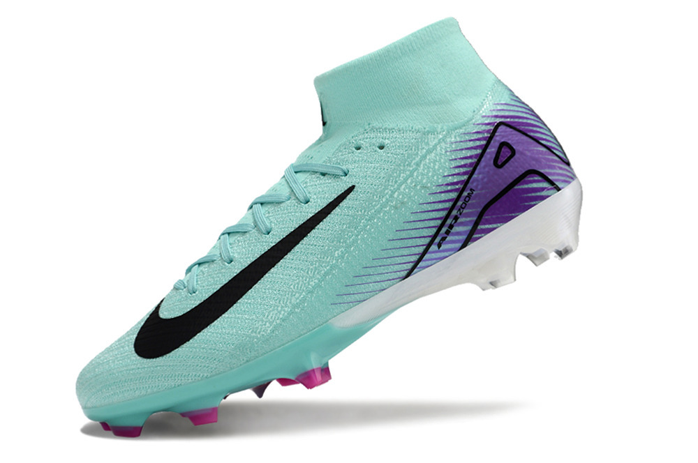 Assassins 16th Generation High Top Built-in Bonded Pack Set Full Air Cushion Waterproof Knitted FG Football Shoes