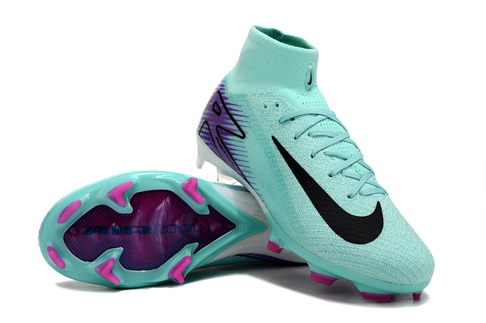 Assassins 16th Generation High Top Built-in Bonded Pack Set Full Air Cushion Waterproof Knitted FG Football Shoes