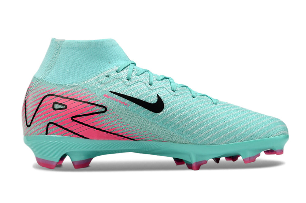 Assassins 16th Generation High Top Built-in Bonded Pack Set Full Air Cushion Waterproof Knitted FG Football Shoes