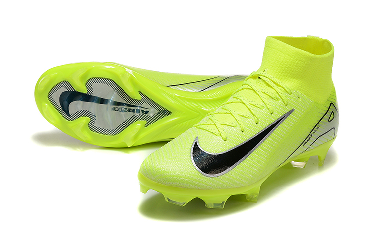 Assassins 16th Generation High Top Built-in Bonded Pack Set Full Air Cushion Waterproof Knitted FG Football Shoes