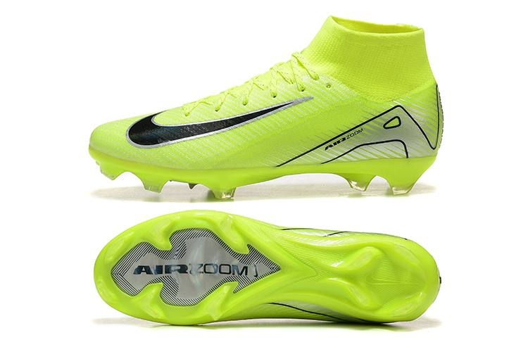 Assassins 16th Generation High Top Built-in Bonded Pack Set Full Air Cushion Waterproof Knitted FG Football Shoes