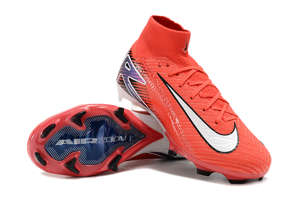 Assassins 16th Generation High Top Built-in Bonded Pack Set Full Air Cushion Waterproof Knitted FG Football Shoes