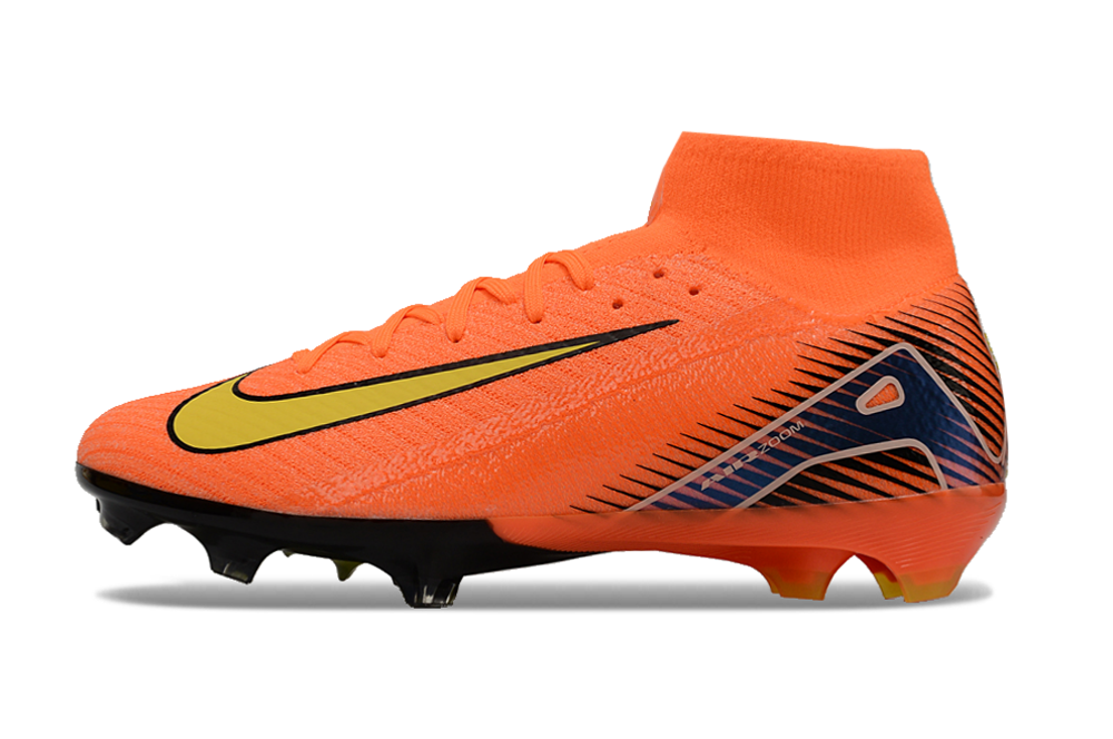 Assassins 16th Generation High Top Built-in Bonded Pack Set Full Air Cushion Waterproof Knitted FG Football Shoes