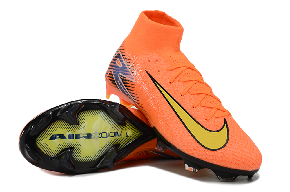 Assassins 16th Generation High Top Built-in Bonded Pack Set Full Air Cushion Waterproof Knitted FG Football Shoes