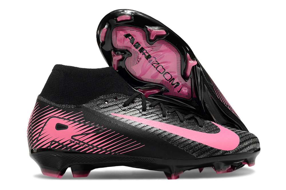 Assassins 16th Generation High Top Built-in Bonded Pack Set Full Air Cushion Waterproof Knitted FG Football Shoes