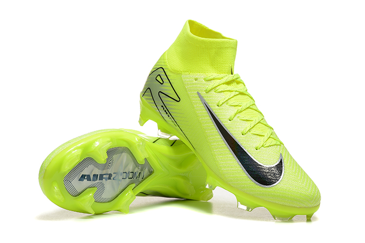 Assassins 16th Generation High Top Built-in Bonded Pack Set Full Air Cushion Waterproof Knitted FG Football Shoes