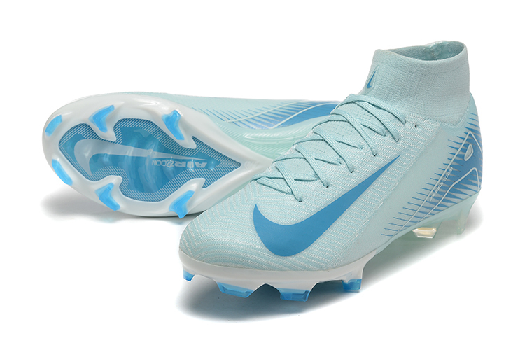 Assassins 16th Generation High Top Built-in Bonded Pack Set Full Air Cushion Waterproof Knitted FG Football Shoes