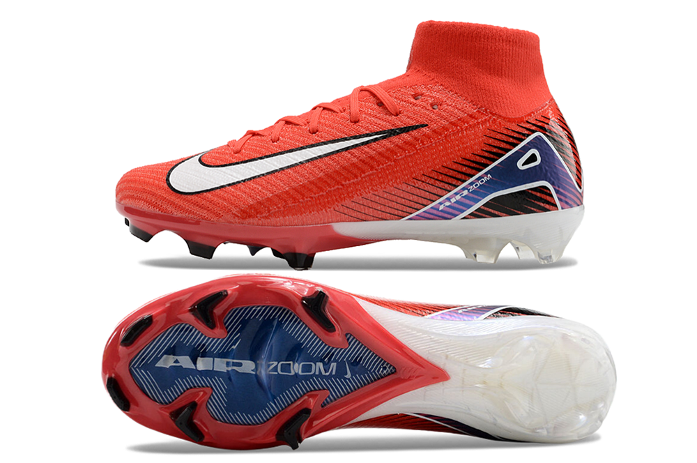 Assassins 16th Generation High Top Built-in Bonded Pack Set Full Air Cushion Waterproof Knitted FG Football Shoes