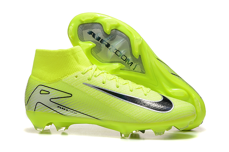 Assassins 16th Generation High Top Built-in Bonded Pack Set Full Air Cushion Waterproof Knitted FG Football Shoes