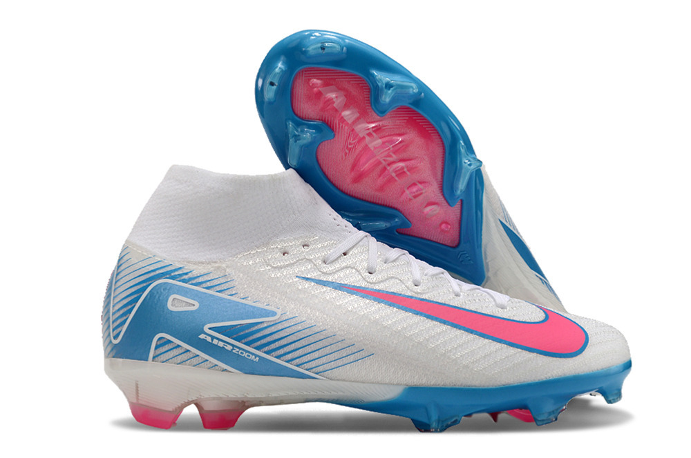 Assassins 16th Generation High Top Built-in Bonded Pack Set Full Air Cushion Waterproof Knitted FG Football Shoes