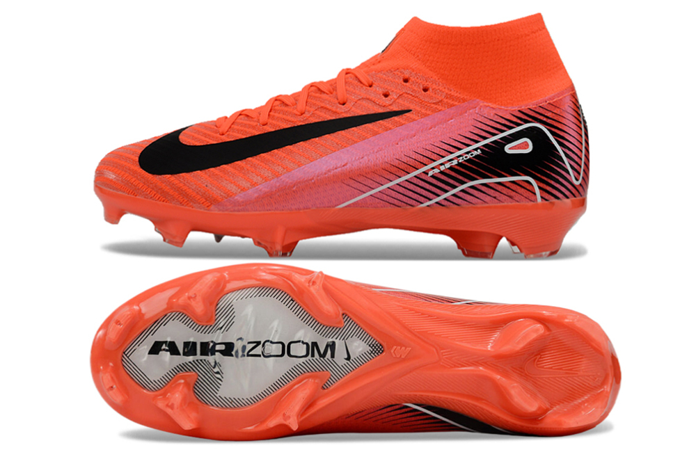 Assassins 16th Generation High Top Built-in Bonded Pack Set Full Air Cushion Waterproof Knitted FG Football Shoes